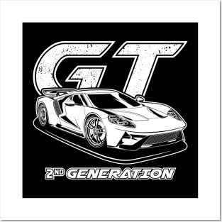 GT second generation (white) Posters and Art